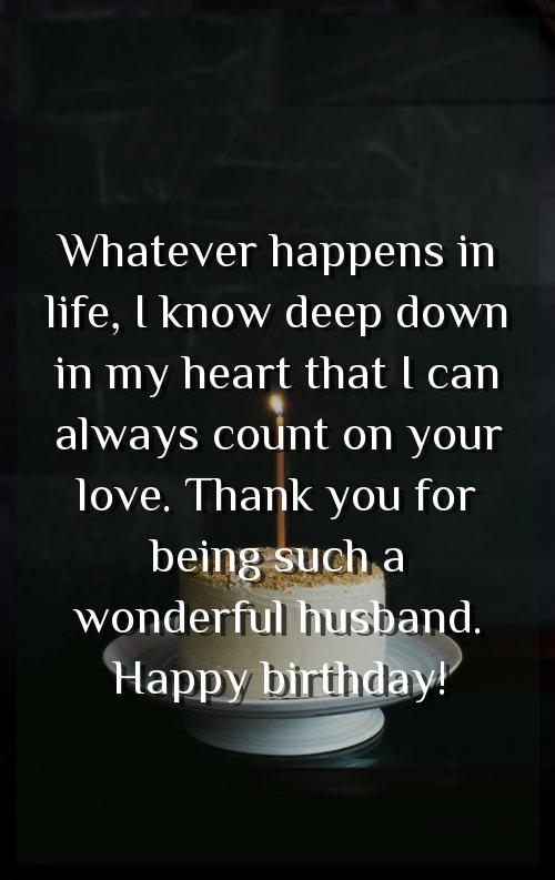 birthday quotes for loving husband